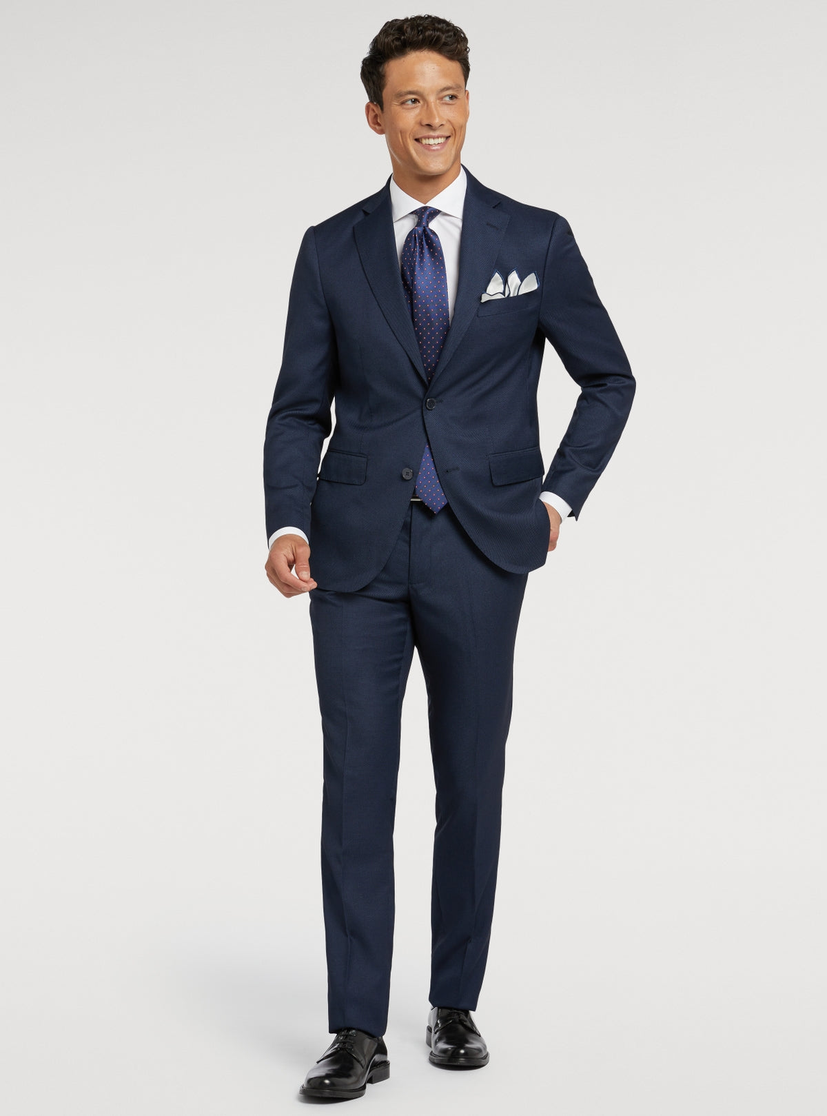 Pantaloni eleganti uomo occhio di pernice-1