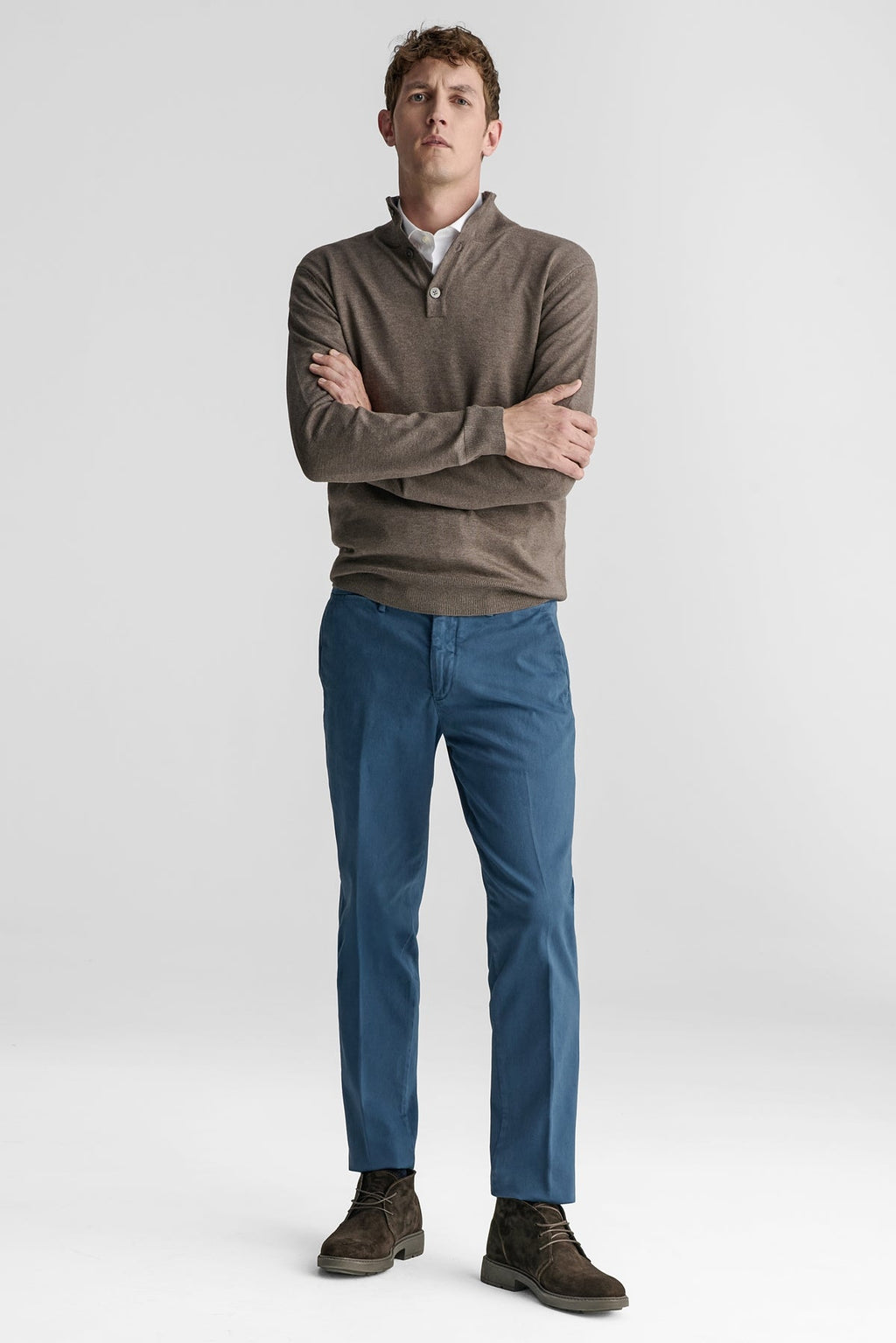 Pantalone chinos tasca America in cotone-1