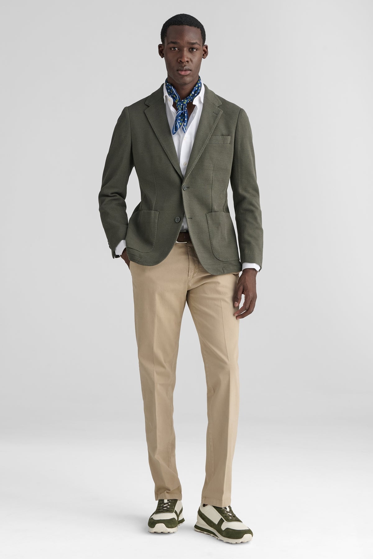 Pantalone chinos tasca America in cotone-1