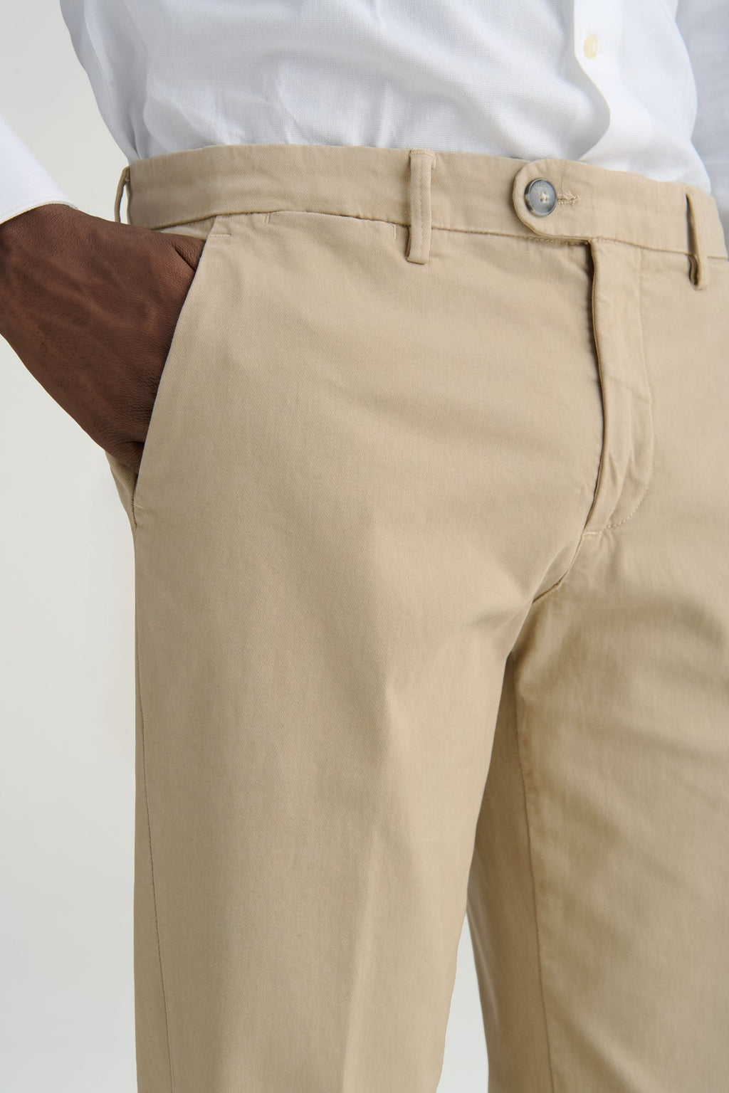 Pantalone chinos tasca America in cotone-2