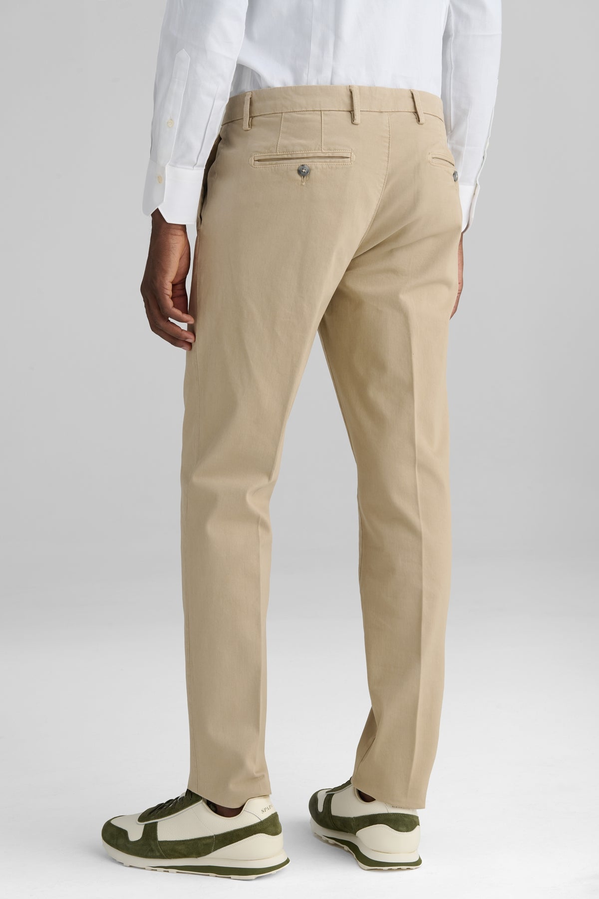 Pantalone chinos tasca America in cotone-4