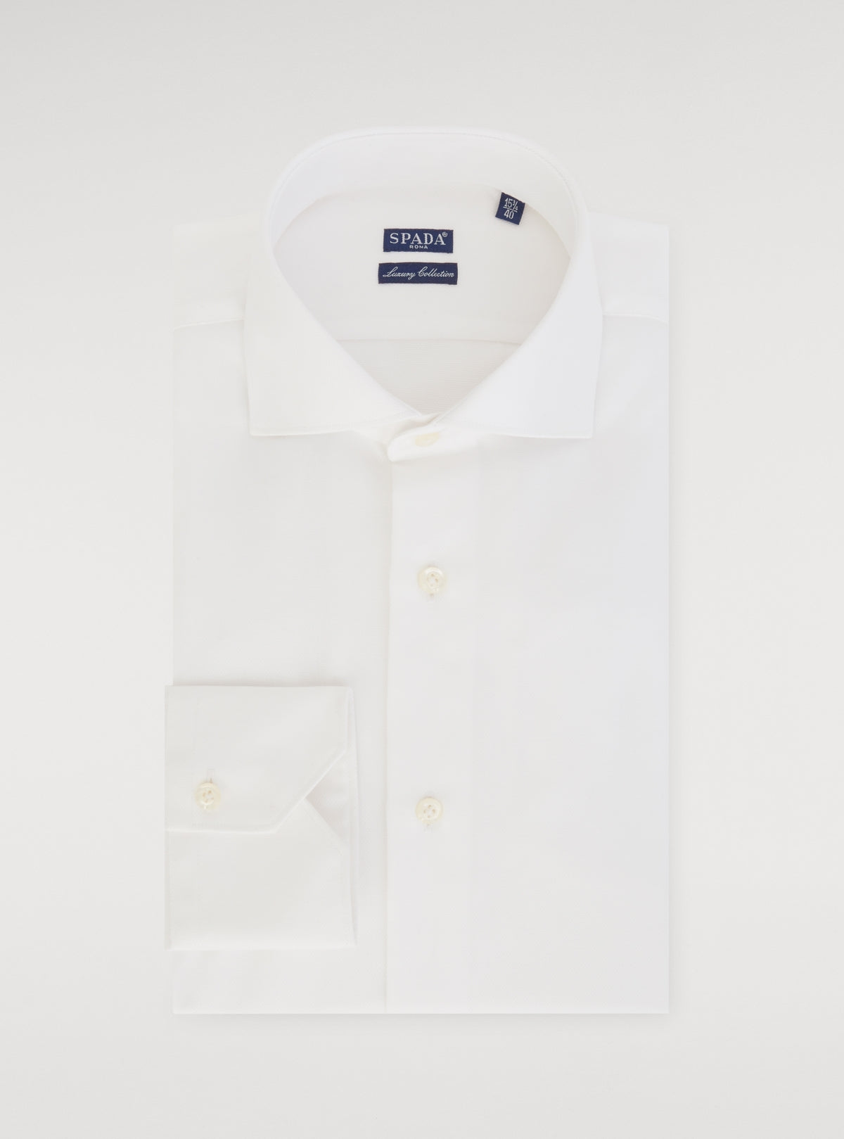 Camicia Oxford collo francese in cotone.-0