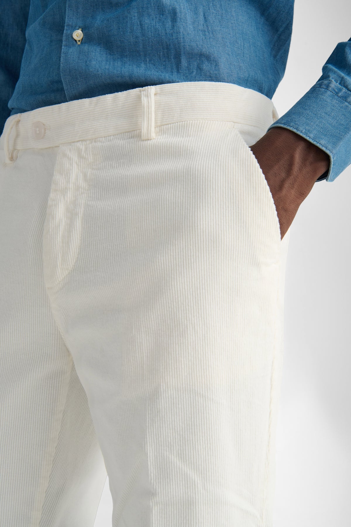 Pantaloni chinos eleganti in velluto-2
