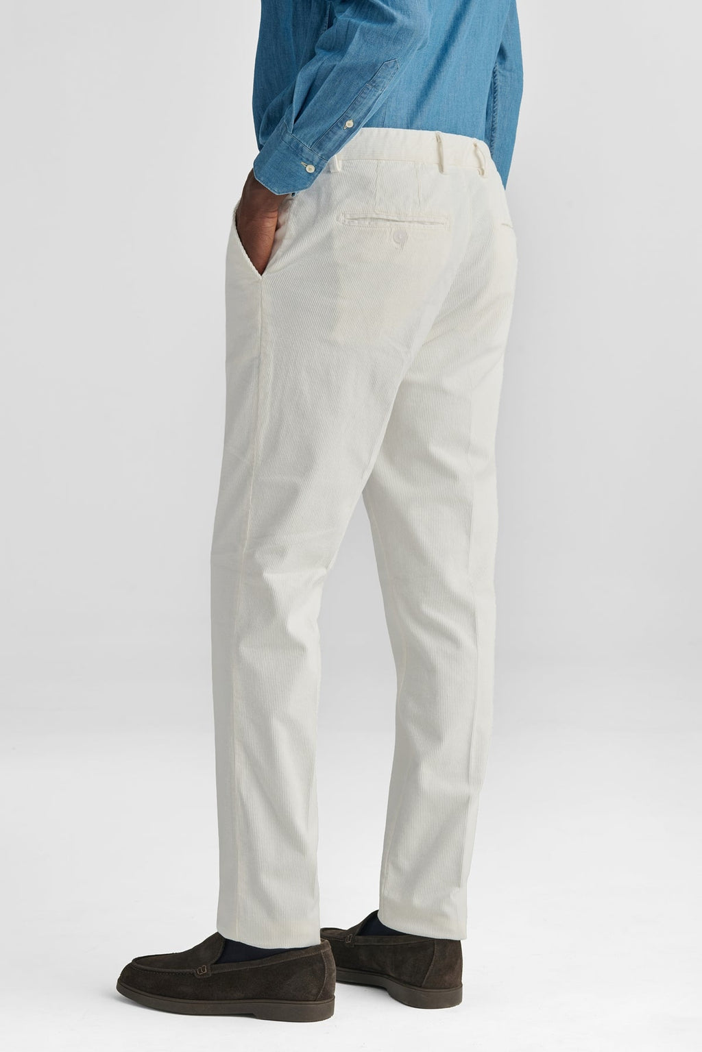 Pantaloni chinos eleganti in velluto-3