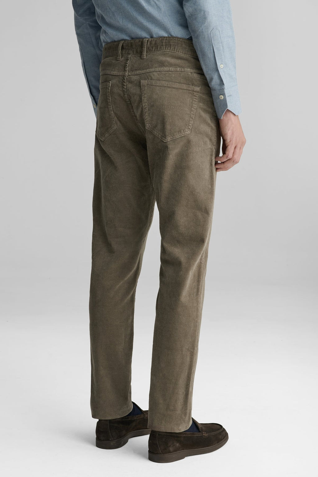 Pantaloni 5 tasche in velluto uomo-3