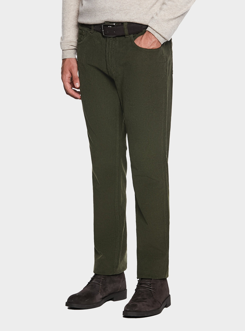 Pantaloni 5 tasche in velluto uomo-0