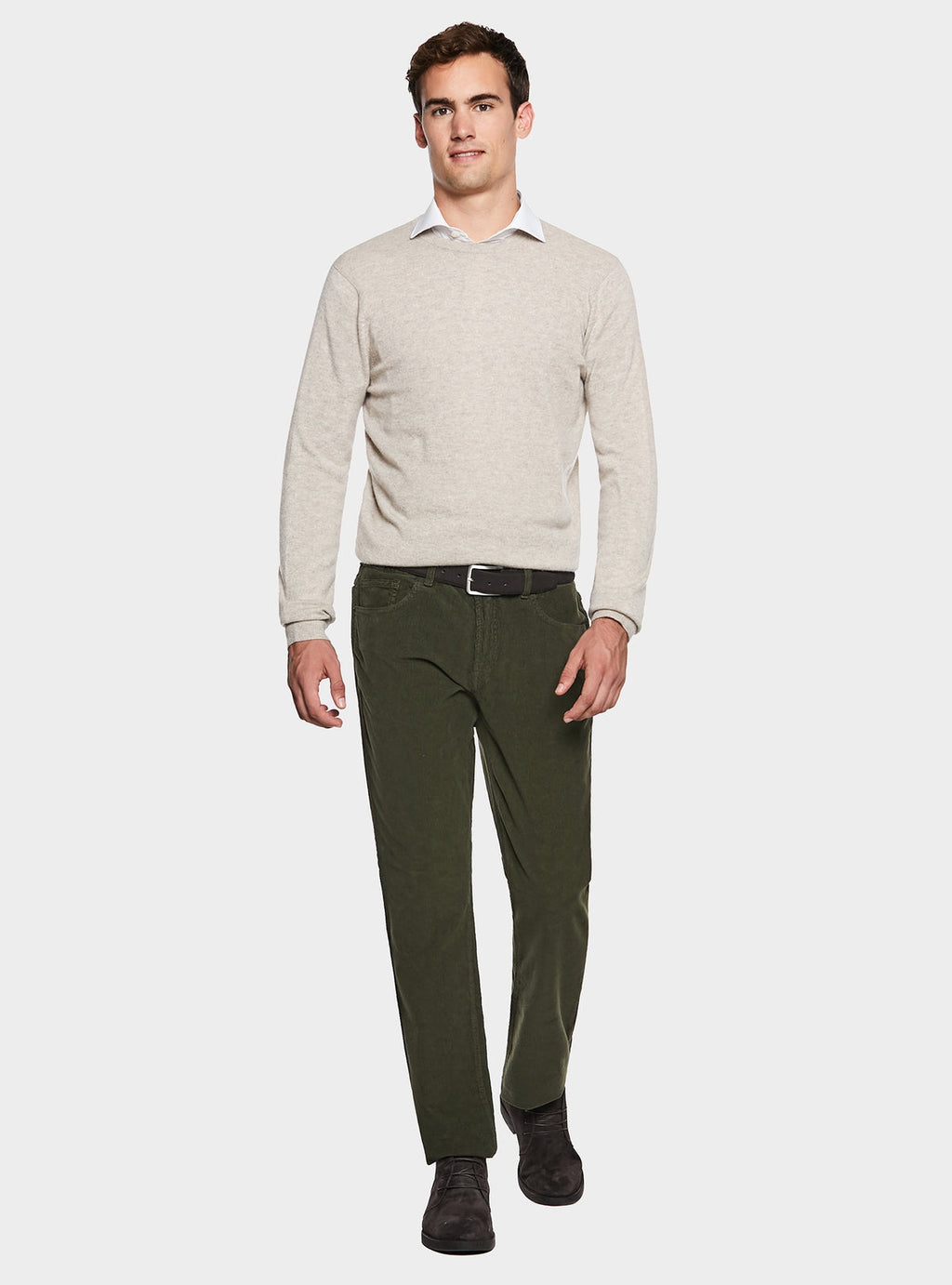 Pantaloni 5 tasche in velluto uomo-1