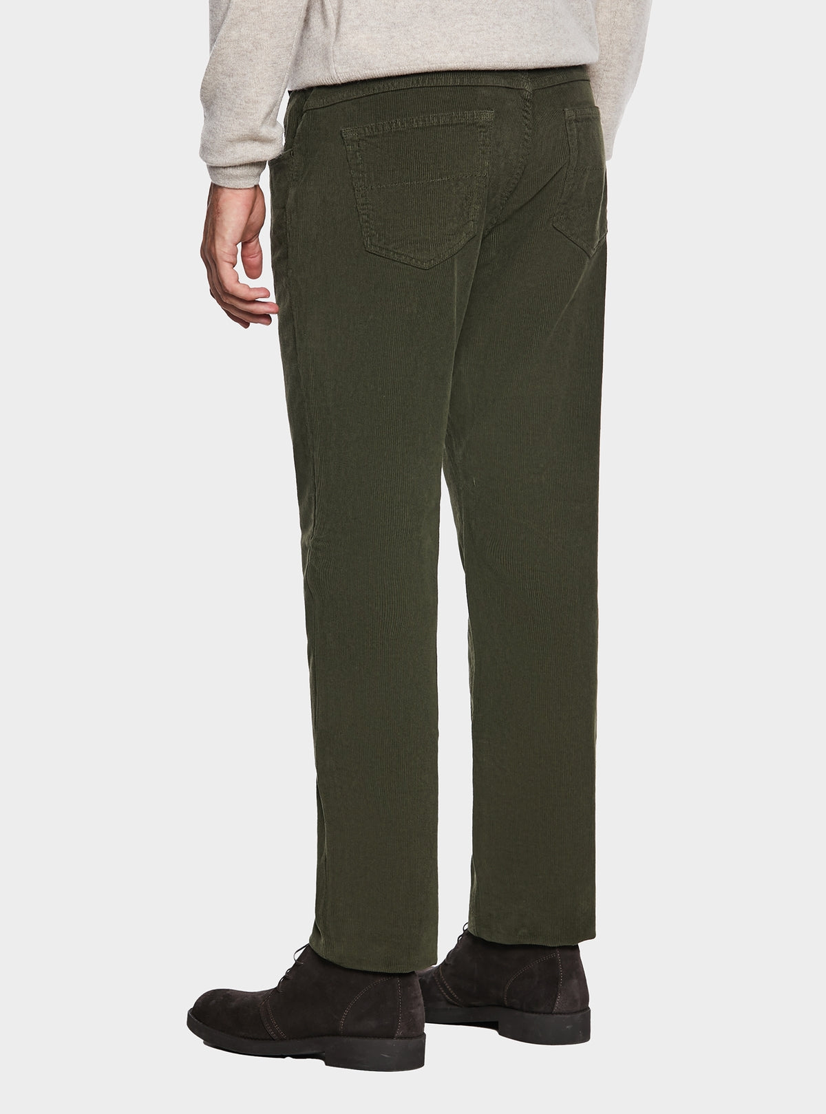 Pantaloni 5 tasche in velluto uomo-2