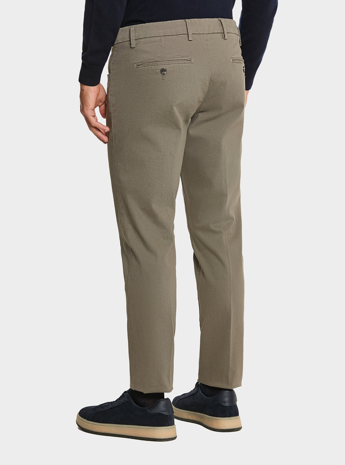 Pantalone uomo in cotone twill combo-3