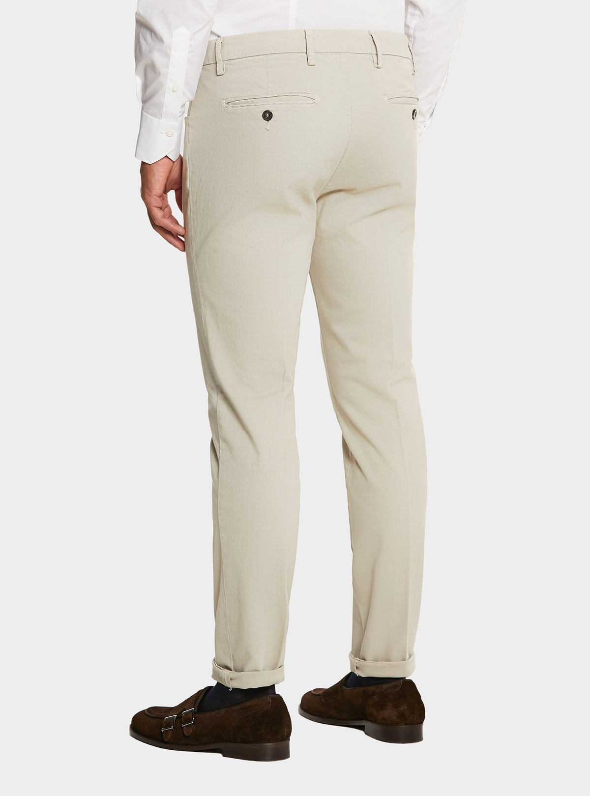 Pantalone uomo in cotone twill combo-3