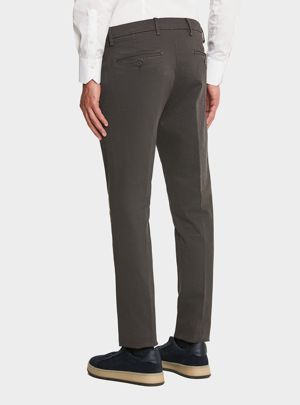 Pantalone uomo in cotone twill combo-3
