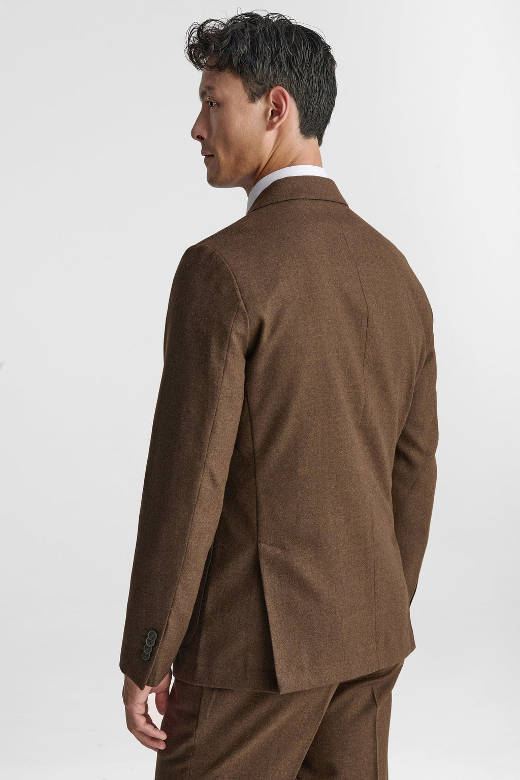 Giacca flanella uomo in 100% Lana-4
