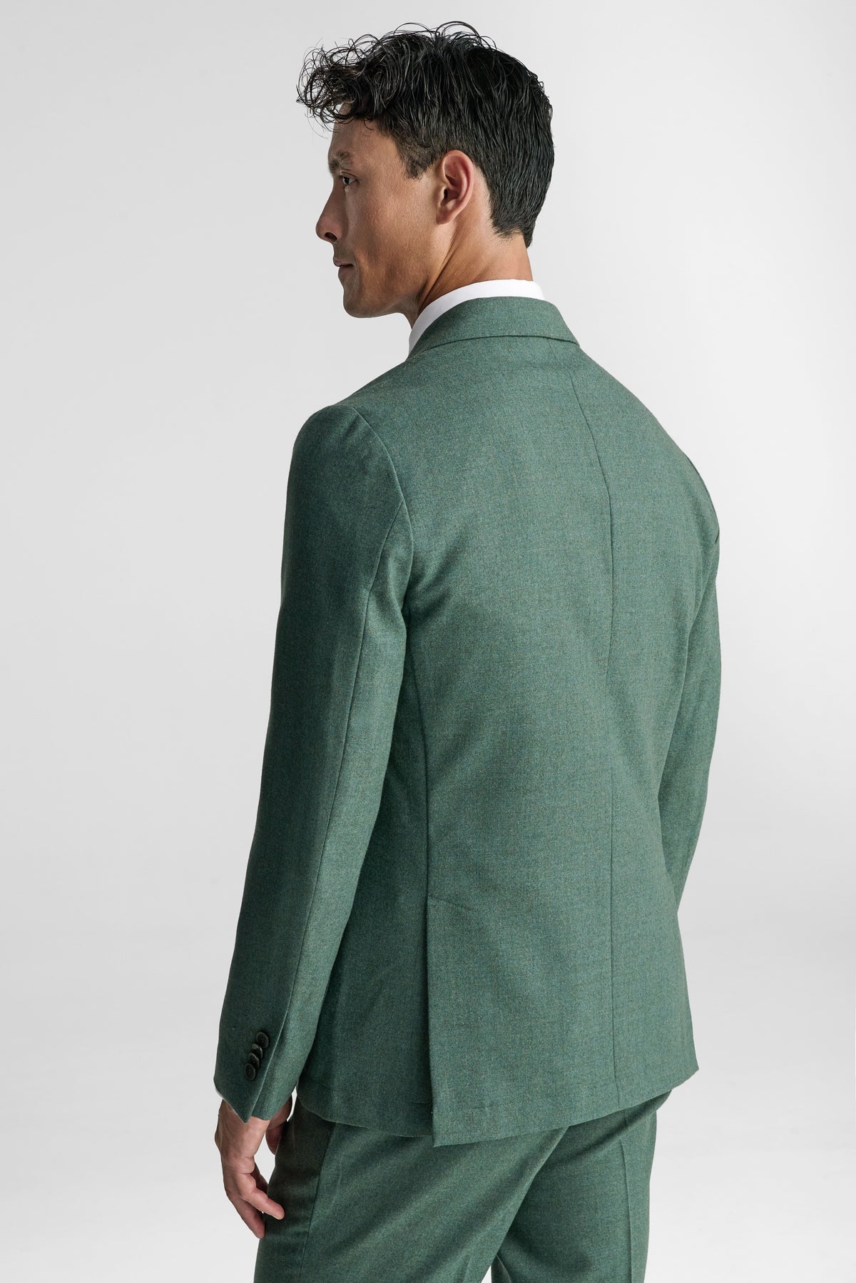 Giacca flanella uomo in 100% Lana-4