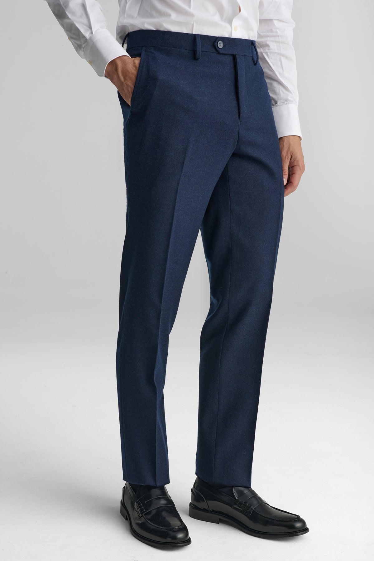 Pantaloni in flanella uomo eleganti-0