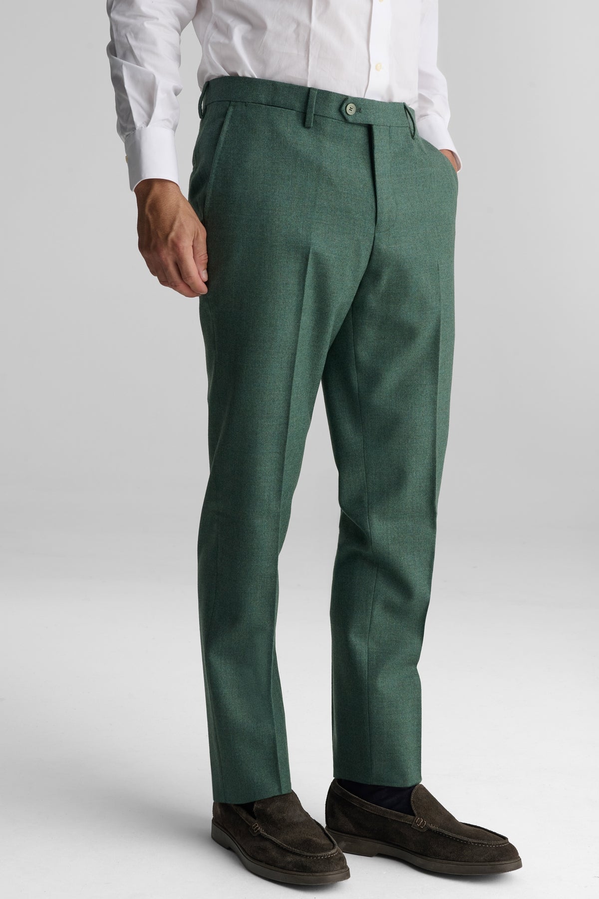 Pantaloni in flanella uomo eleganti-0