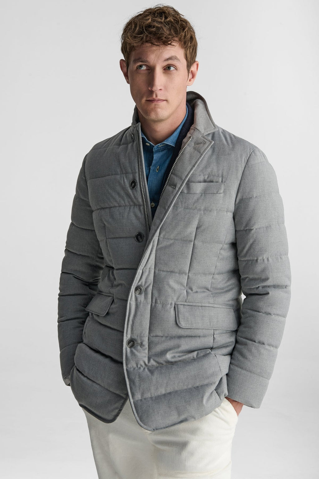 Giubbotto uomo casual elasticizzato-0