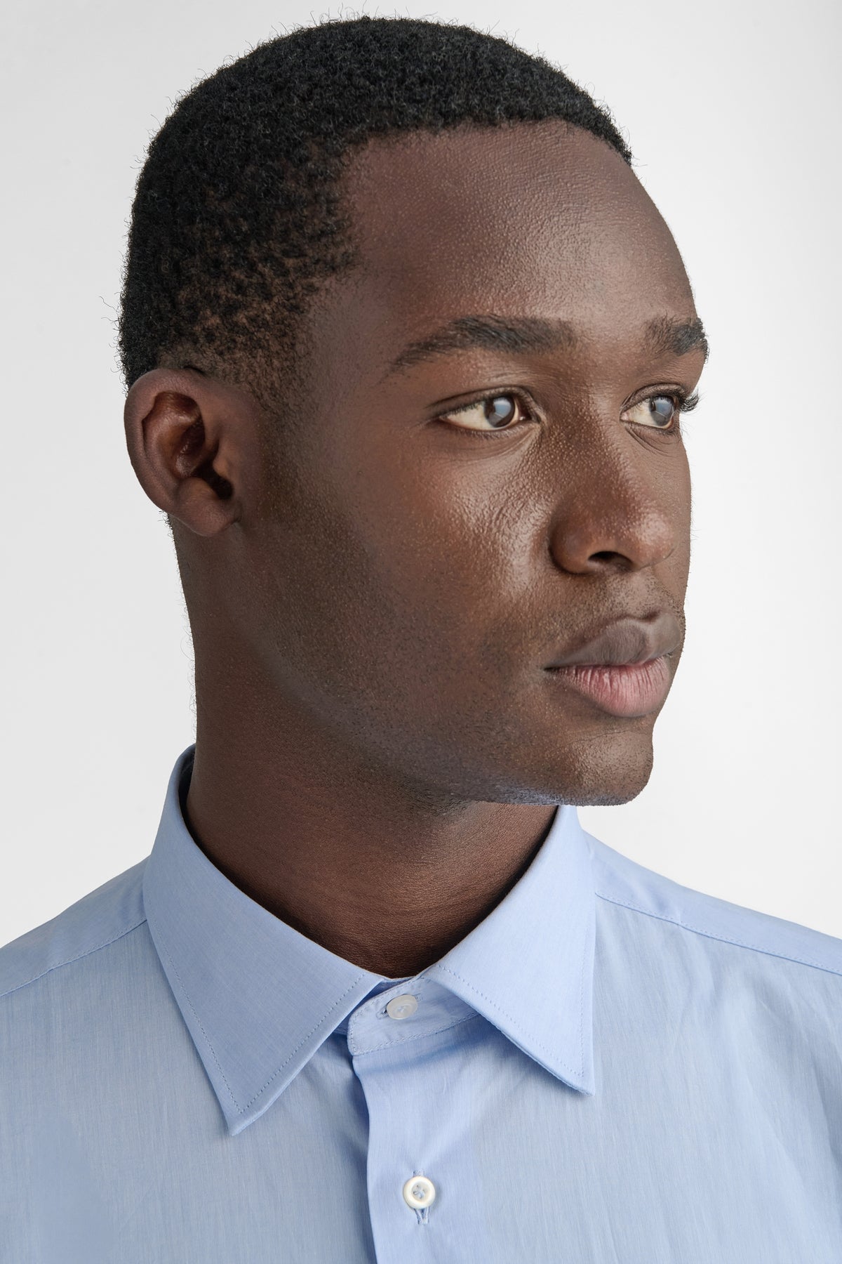 Camicia uomo collo italiano in 100% cotone-2
