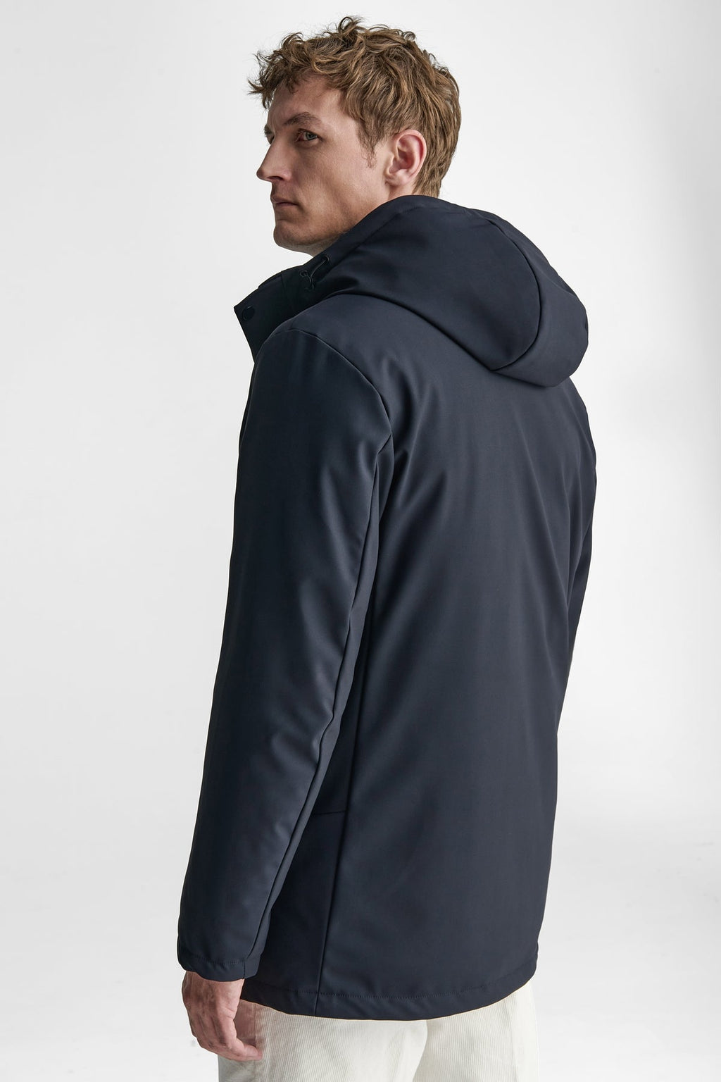 Giubbino uomo antivento in Nylon Stretch-3