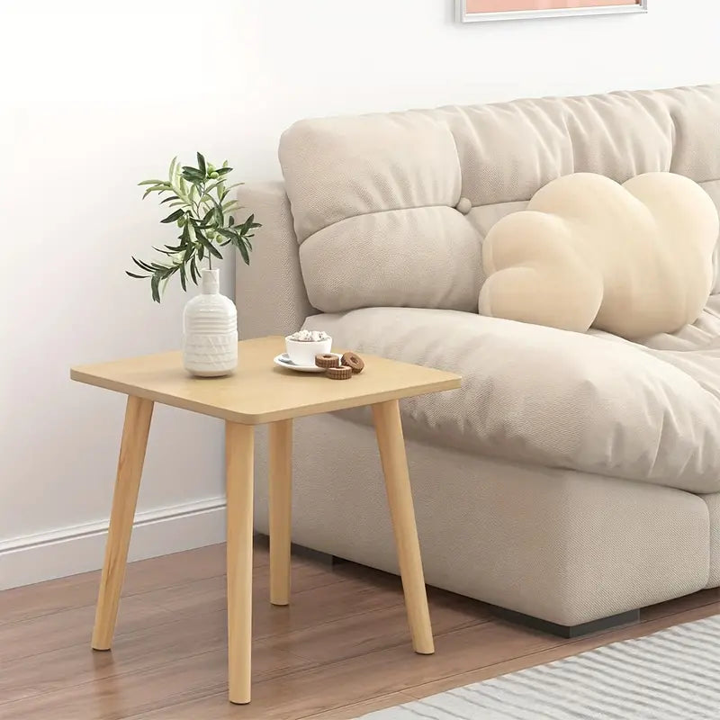 Rustic Wood Side Table - No-Tool Assembly-1