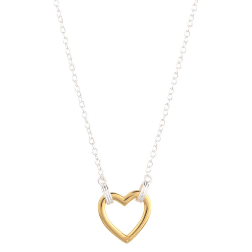 18K Gold Plated Heart Pendant Necklace - Mio NEGOZIO 🌹💐NichestarNichestar
