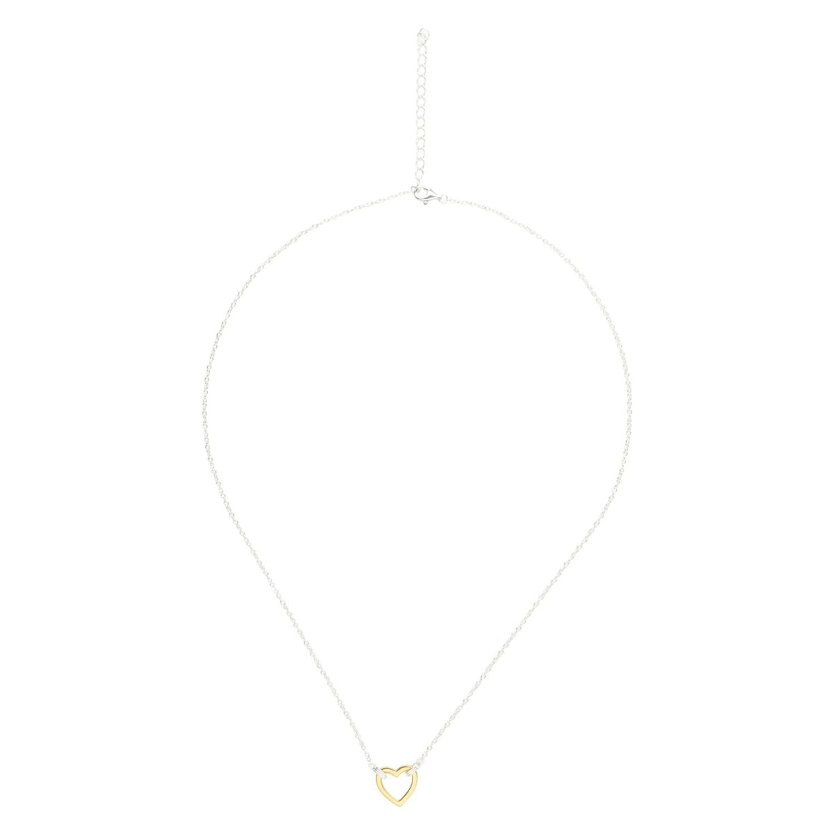 18K Gold Plated Heart Pendant Necklace - Mio NEGOZIO 🌹💐NichestarNichestar
