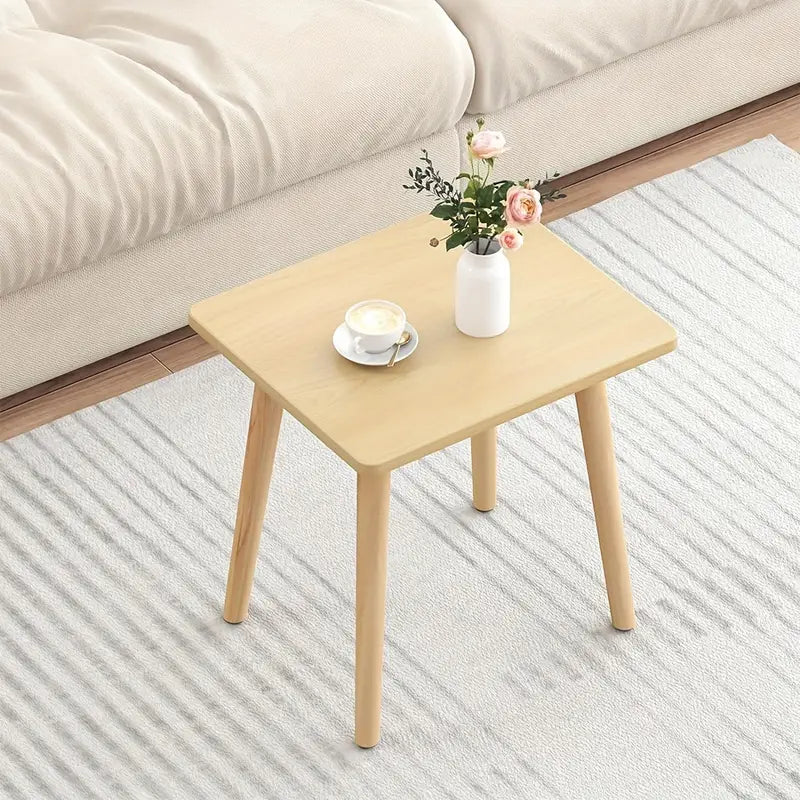 Rustic Wood Side Table - No-Tool Assembly-2