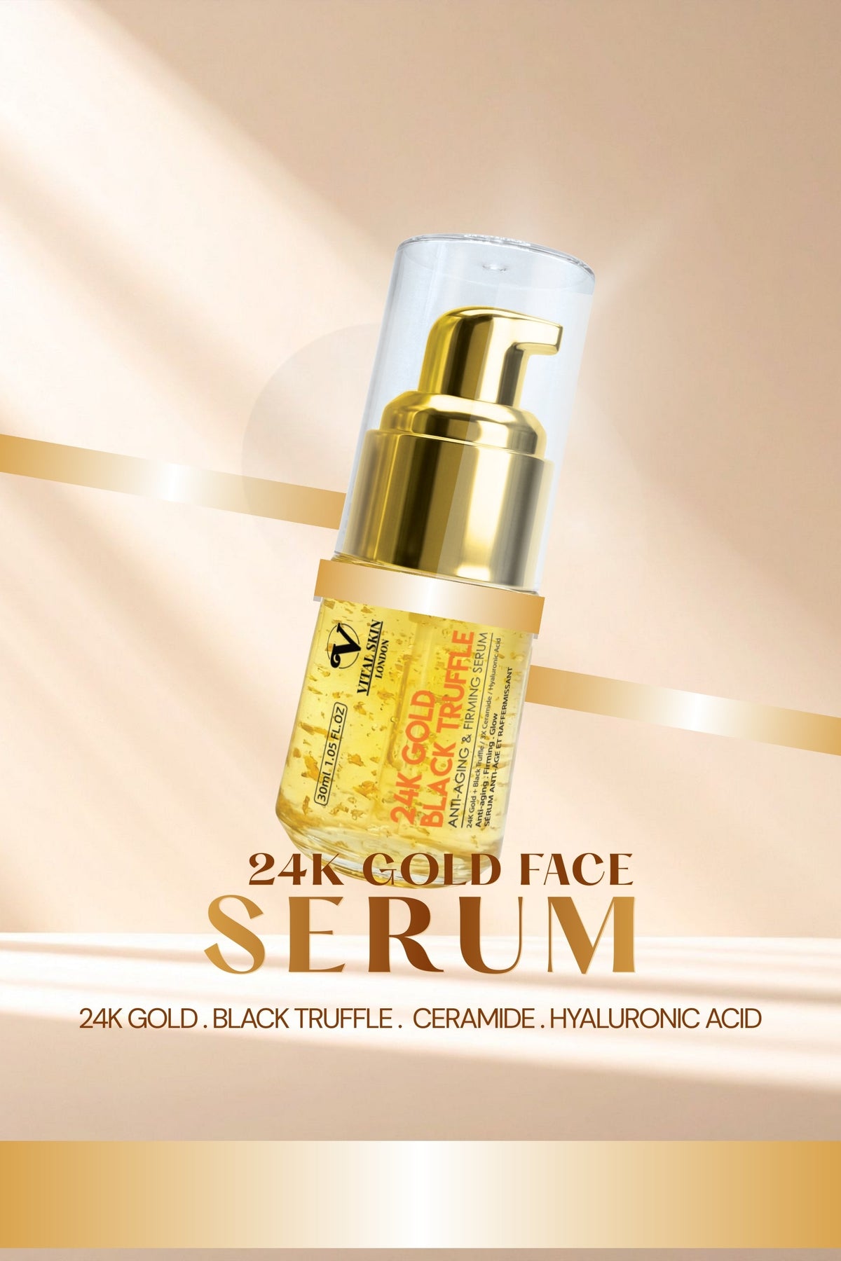 24K Gold Black Truffle Anti-Aging & Firming Oil Serum-2