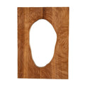 Rectangular Wall Mirror – Vintage Mirror Rosewood, Silver 19.69" x