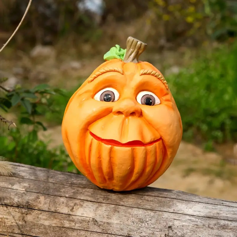Ghoulishly Glamorous Pumpkin Resin Art-4