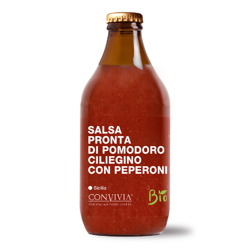 Salsa di pomodoro ciliegino con peperoni