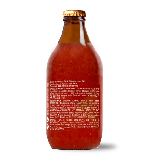 Salsa di pomodoro ciliegino con peperoni