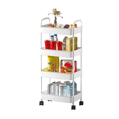 Narrow Gap Organizer: Slim Storage Cabinet for Kitchen or Bathroom-0