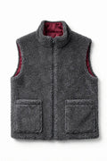 Woolen Unisex Vest - Dark grey-0