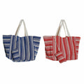 Bag DKD Home Decor Blue Red Aluminium 39 x 26 x 34 cm Purse-0