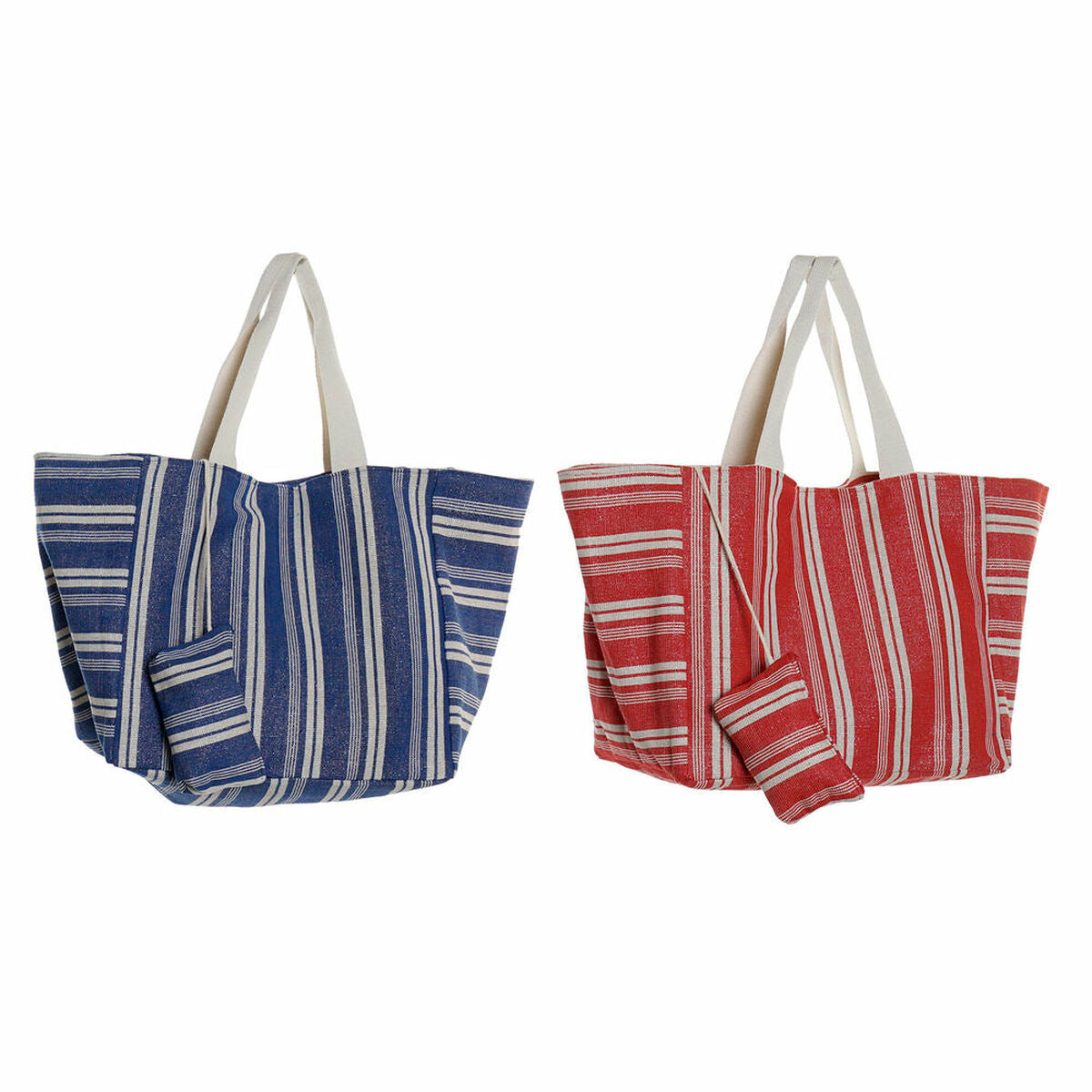 Bag DKD Home Decor Blue Red Aluminium 39 x 26 x 34 cm Purse-0