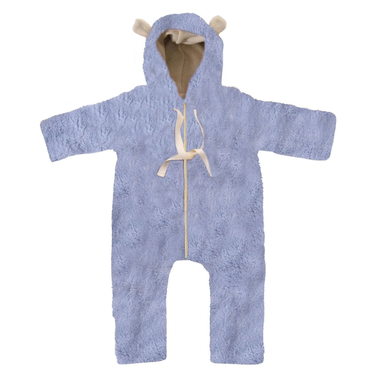 Baby/Kid Virgin Wool Overall - Blue-0