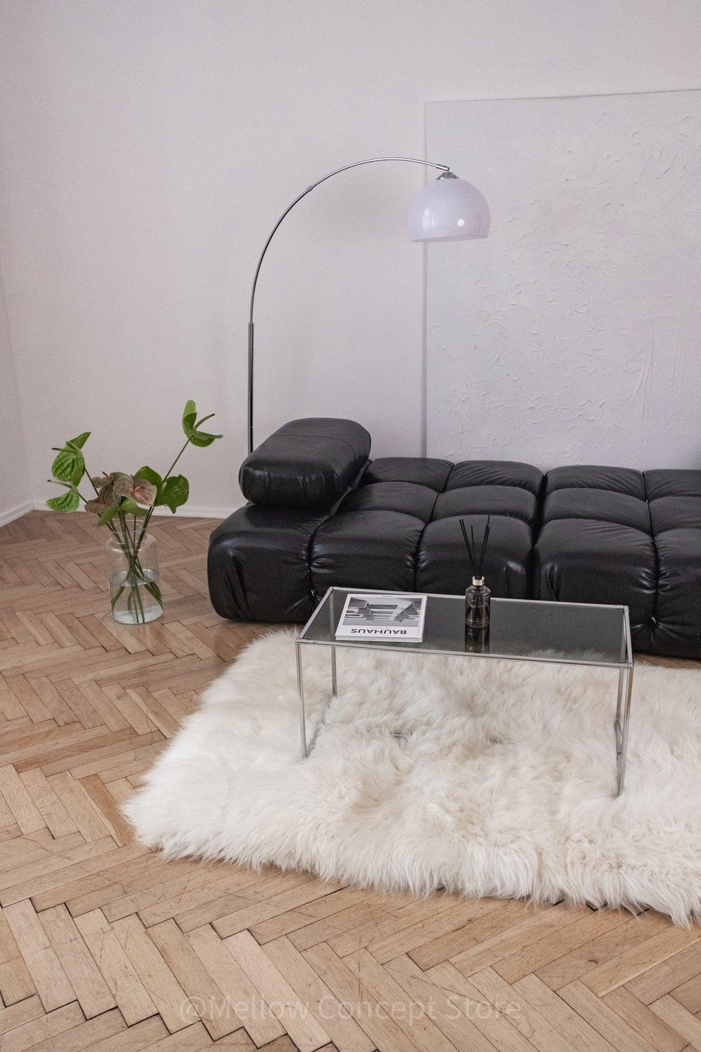 Natural Sheepskin Ivory Carpet - Rectangle-1
