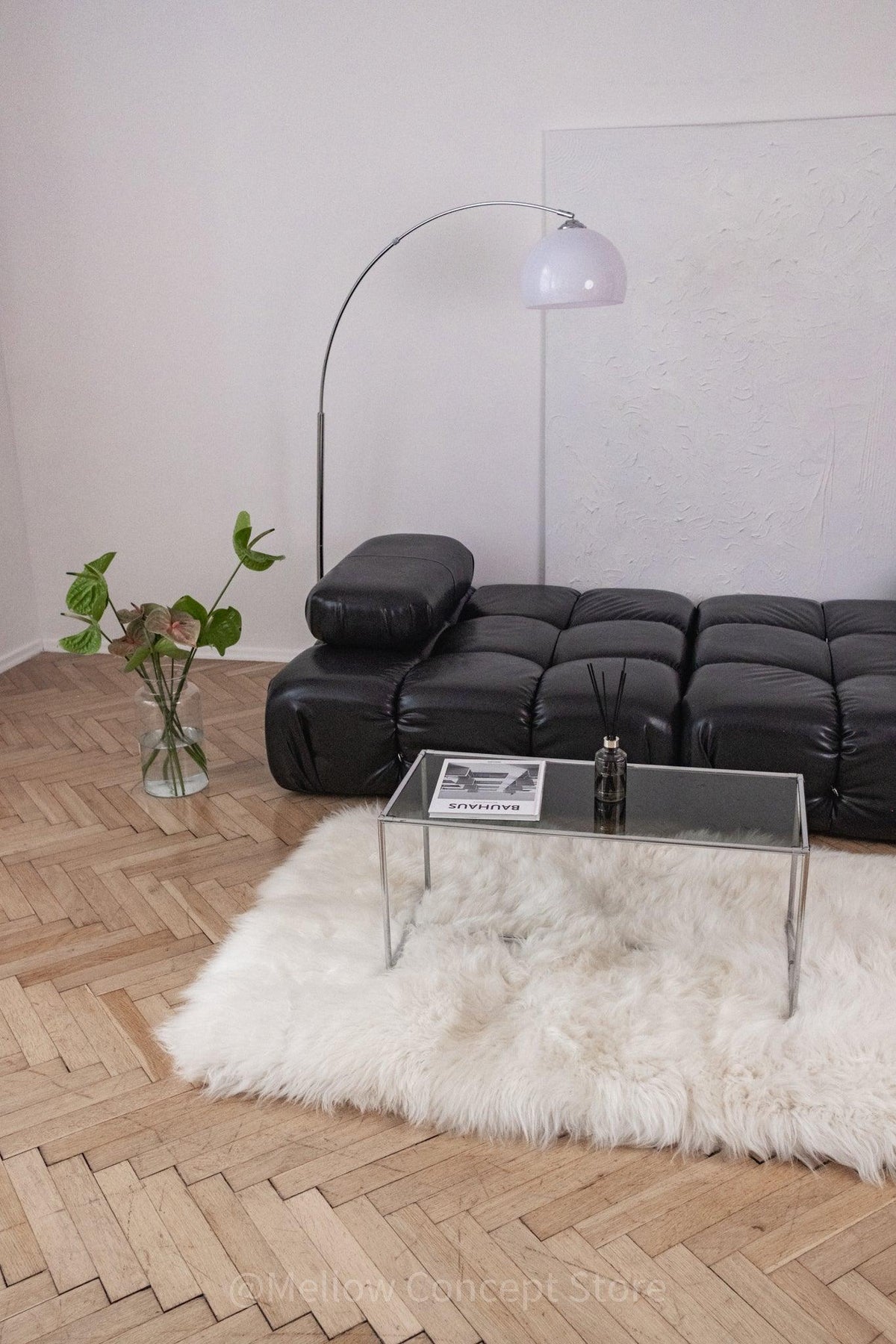 Natural Sheepskin Ivory Carpet - Rectangle-1
