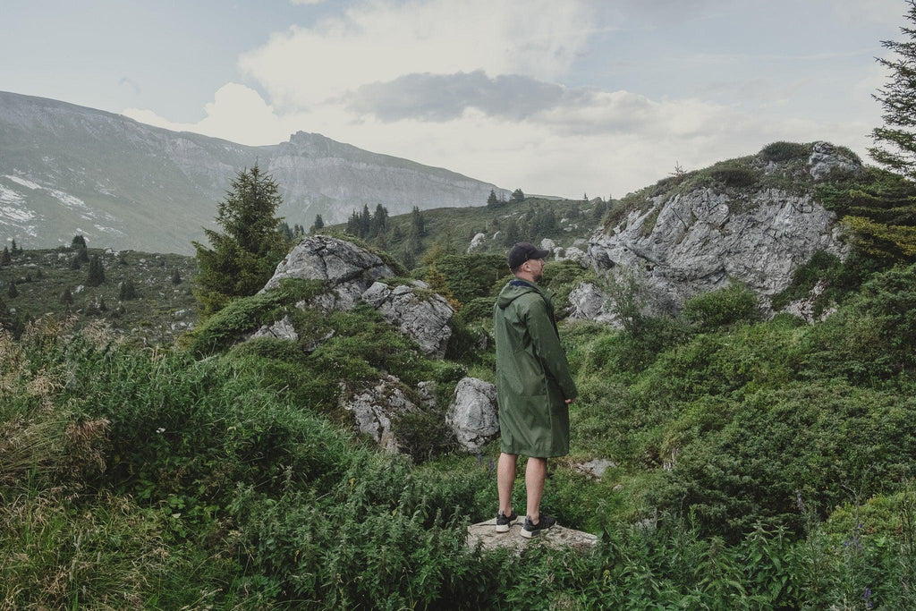 Waterproof Coat with Wool - Khaki-1