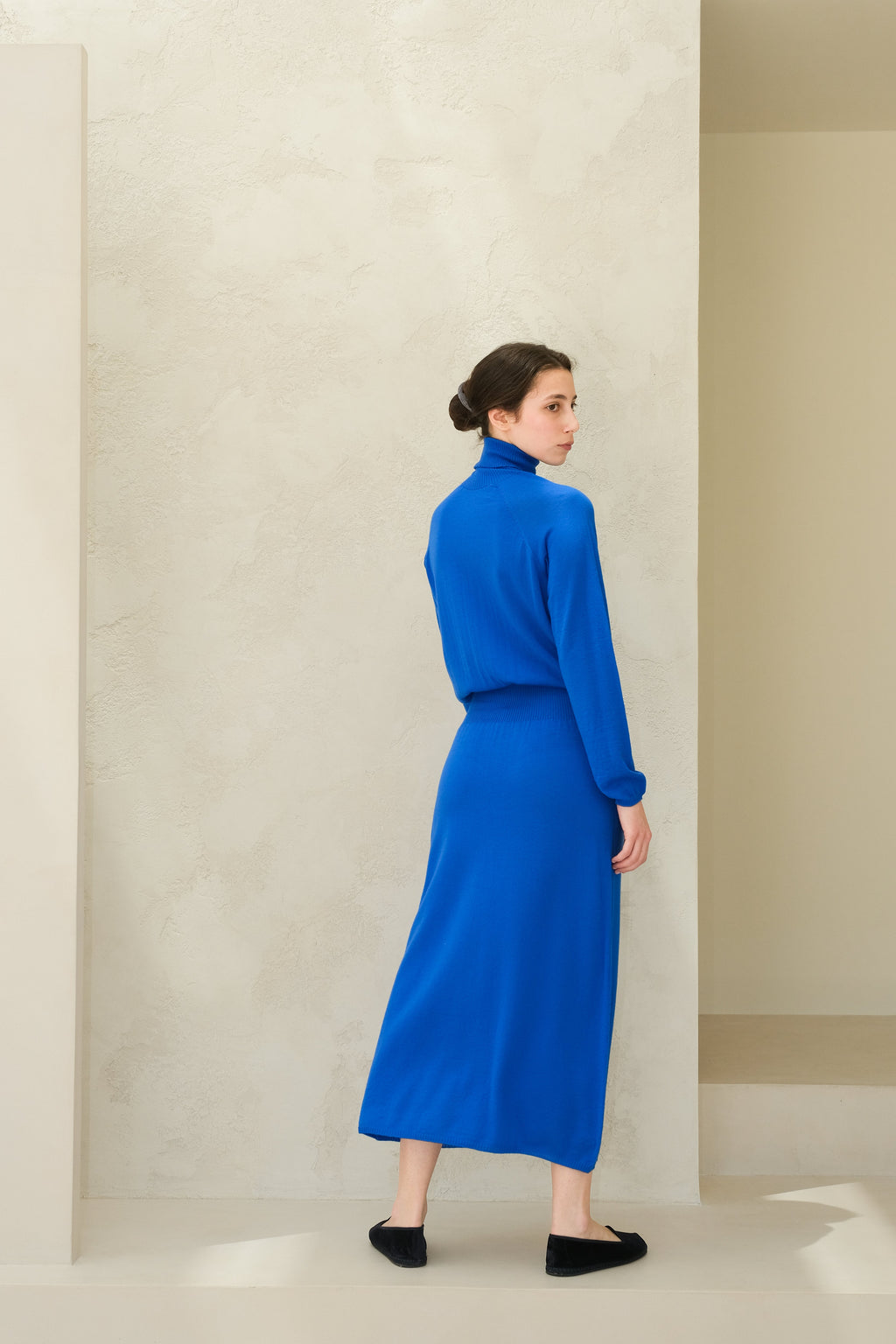 Extra Fine Merino Turtleneck Dress-3