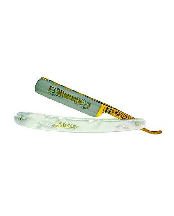 Dovo "Pearl" Straight Razor, Imitation Pearl Handle, 5/8"-0