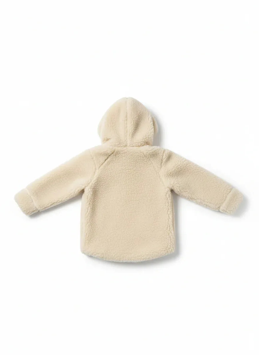 Baby/Kid Virgin Wool Jacket - White-1