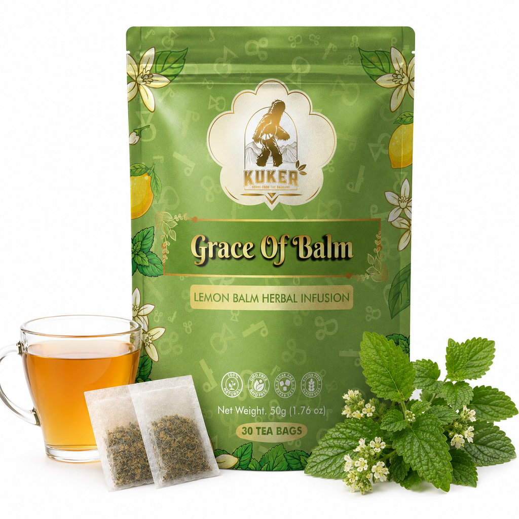 KUKER® Lemon Balm Tea 30 Tea Bags | 50g-0