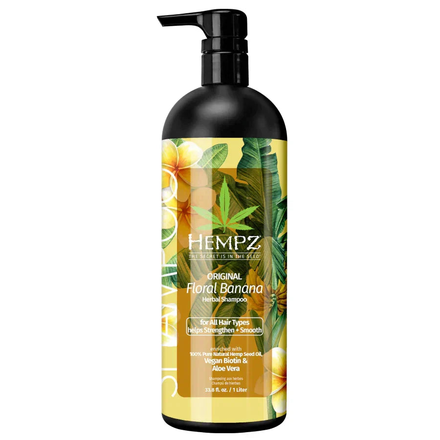Hempz Original Floral Banana Herbal Shampoo 1000 ml-0