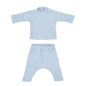 Linen Baby/Kid Clothing Set - Blue-0