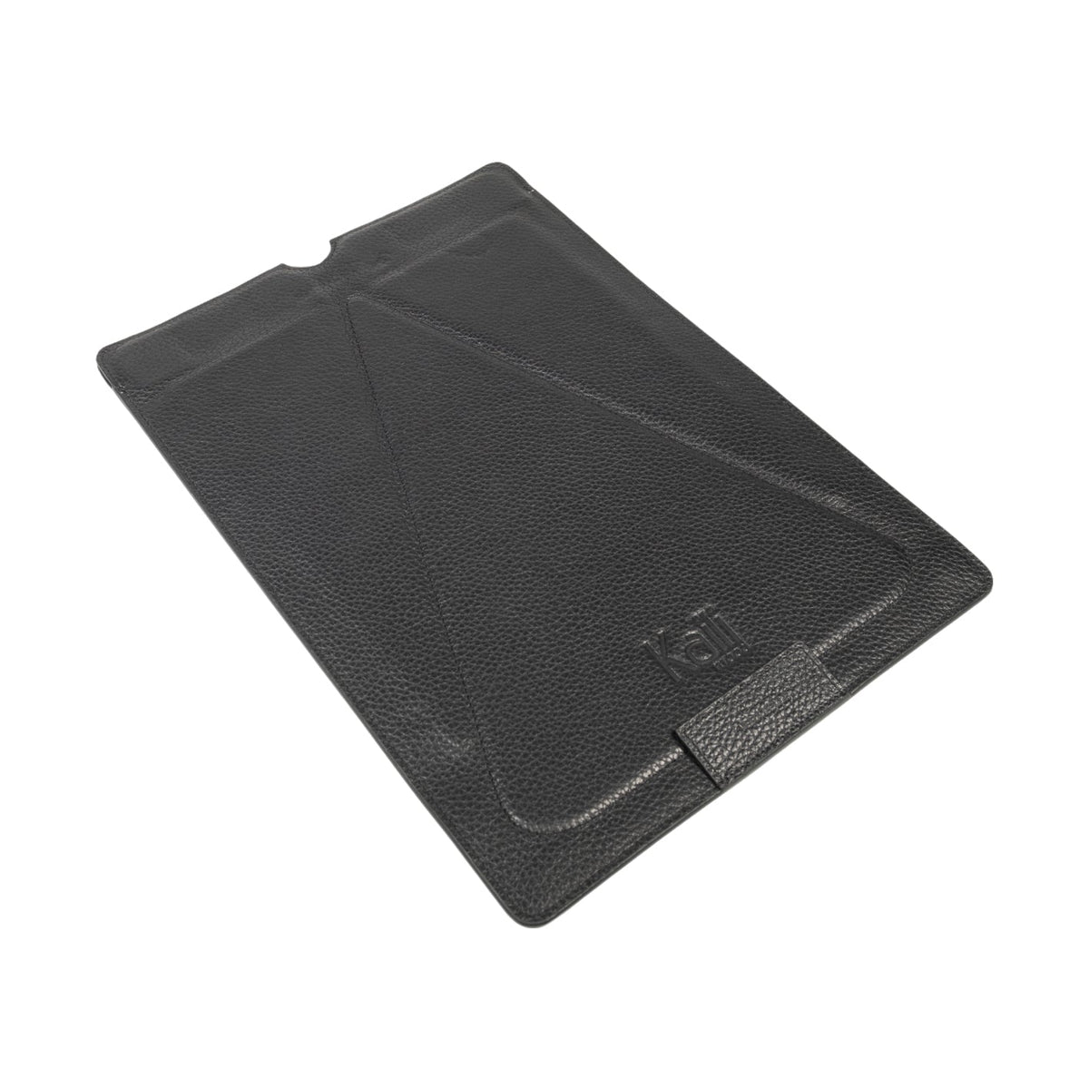 K0031AB | Genuine Leather, full grain, dollar grain Modular Tablet Case/Support. Black color. Closure with magnets. Dimensions: 22 x 31 cm. Packaging: Tnt bag.-3