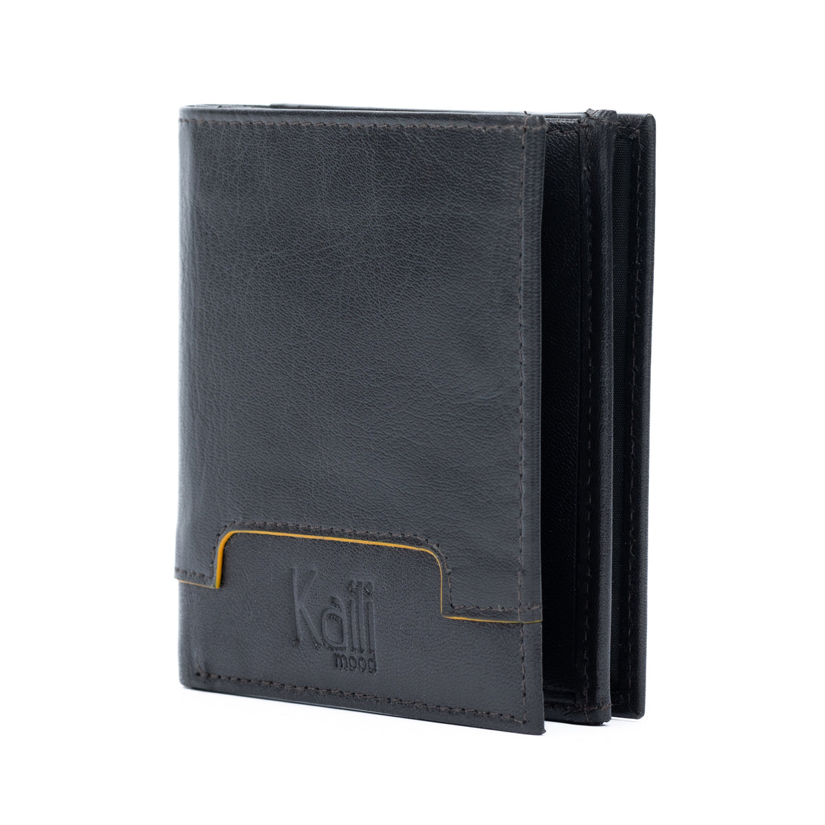 K11025BB | Men's Genuine Leather Wallet Col. Dark Brown-2