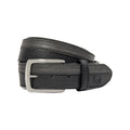 K4007AKB | Men's Two-Tone Belt in Pu Finish Leather Lining. Black/Anthracite color. Size: 125 x 3.8 x 0.5 cm (waist 110 cm). Packaging: hard bottom/cover Gift Box-0