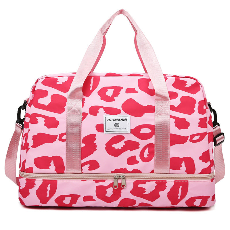 Yoga bag, short trip travel bag, handbag, maternity luggage bag, business travel storage bag, sports training and fitness bag-6