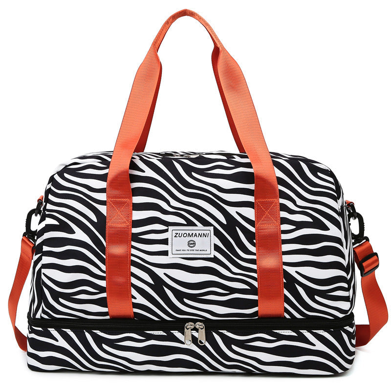 Yoga bag, short trip travel bag, handbag, maternity luggage bag, business travel storage bag, sports training and fitness bag-4